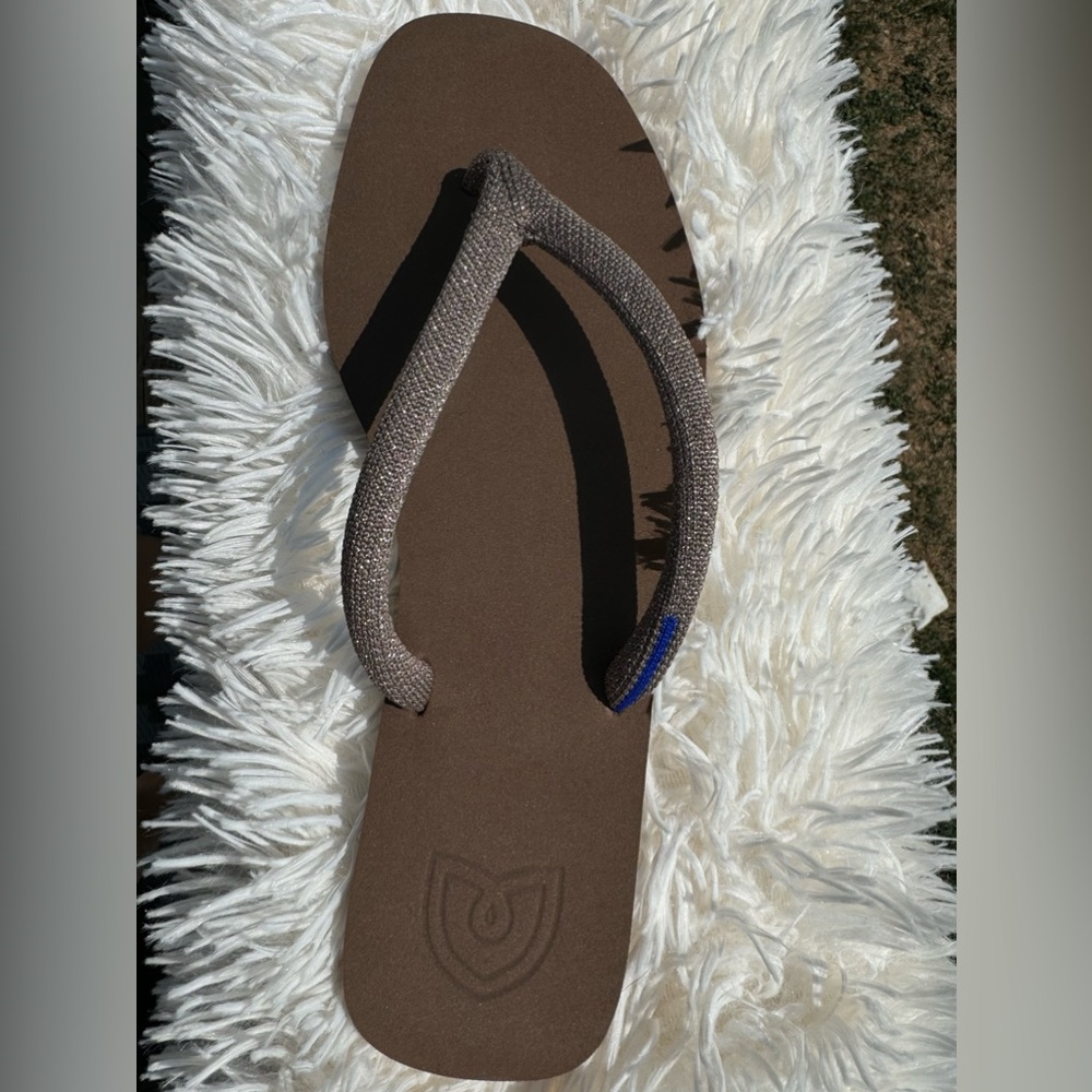 Rothy’s The Flip Flop in Shimmery Shell